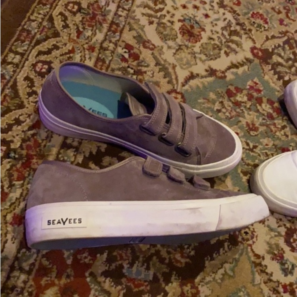 Seavees Suede Velcro Sneakers size 8